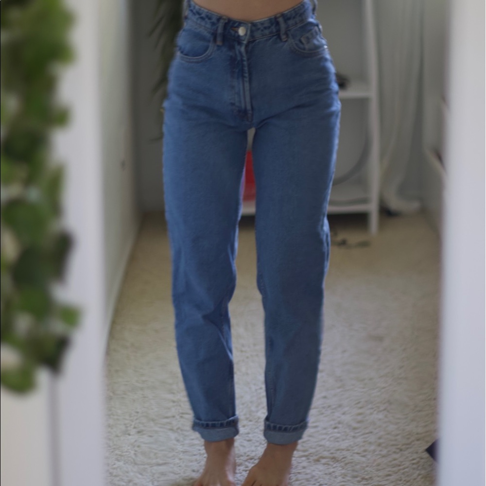 Zara mom jeans